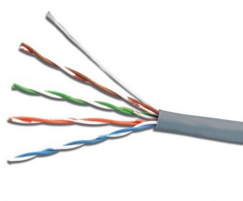 Cable UTP ULTRACAT. 6, calibre 23 AWG, (CM), color gris, Bobina 305 mts. Mod:66446835