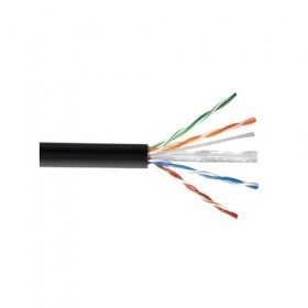 Cable UTP Cat. 6, uso exteriror, relleno de gel, calibre 23 AWG, cubierta polietileno negro, bobina 305 mts. Mod.66766645 / 3003422 Cable UTP Cat. 6, uso exteriror, relleno de gel, calibre 23 AWG, cubierta polietileno negro, bobina 305 mts. Mod.66766645 / 3003422