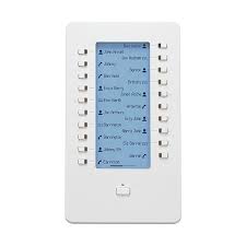 Botonera para HDV230/330/430, 40 teclas flexibles, pantalla LCD color blanco. Mod. KX-HDV20X