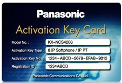 Llave de activación de crecimiento en plataforma NS1000 hasta 100 extensiones IP/SIP (requiere adicional NSM2XX o NSM5XX o NSM7XX). Mod. KX-NSM010W